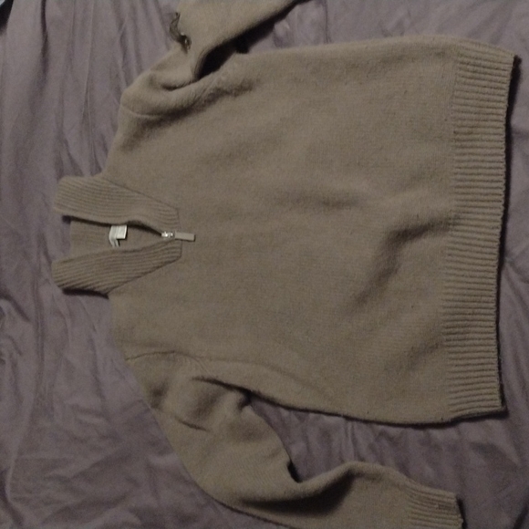 Men's Wool Wind River 1/4 zip Sweater - Picture 2 of 7